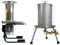 SET ANGEBOT: 20L Set ideal bis ca. 300kg Obst, bewährte Fischer 1,1kW Edelstahl Kernobst-Schneidemühle OME 500 Fruit-Shark + Fischer Hydropresse 20 Liter