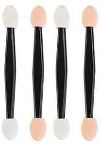Dual Sided Eyeshadow Brush 30piece Portable Sponge Tipped Oval Makeup Applicator Tools for Eyeshade