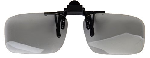 Passive, zirkulare, polarisierte 3D-Brille zum Anklippen für 3D-TV