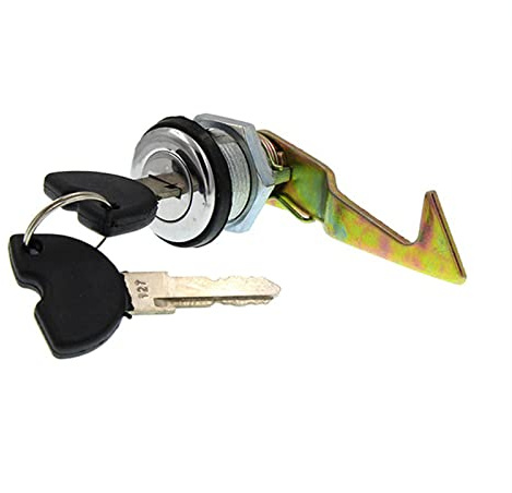 Greabuy Cerradura trasera para maletero de motocicleta eléctrica Queen para Turtle con 2 llaves