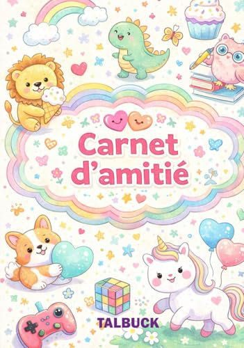 Mon carnet d'amitié Carnet de l'amitié Kawaii- Un carnet à remplir avec tes amies pour ne rien oublier et te faire un maximum de souvenir