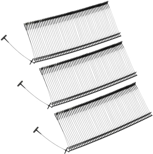 GORGECRAFT 5000 Attache D'Étiquette de 50mm Barbes Noires en Plastique pour Étiquettes de Prix de Vêtements de Rechange pour Pistolets D'Étiquetage Standard Fournitures pour Magasins de Vêtements