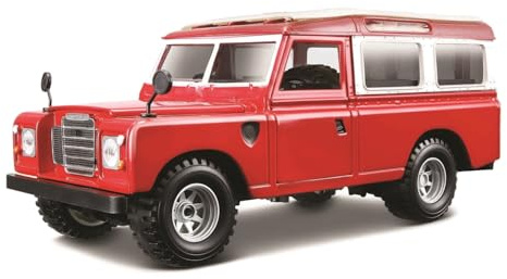 Bburago - Land Rover Series II, Color Rojo (18-22063) - Escala 1:24