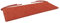 BFK Möbel Sitzkissen Bankkissen Bankauflage Sitzauflage 125 x 45 cm (Terracotta 85x45)