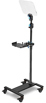 PROAIM Téléprompteur Professionnel pour Discours avec Support de Conférence Télescopique. Compatible avec Ordinateurs Portables et Moniteurs Jusqu’à 17” (TP-SPH-01)