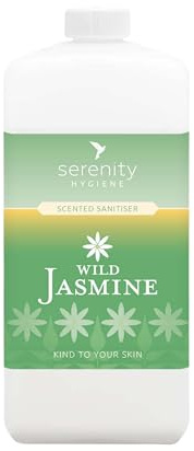 Hand Cleansing Sanitiser Foam, No Alcohol Foaming Hand Sanitizer Dispenser - Wild Jasmine - 1 Litre Refill