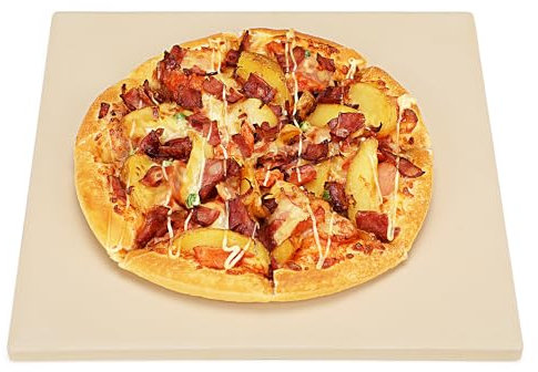 Pizzastein Back- & Grillstein, perfekt für Ofen, BBQ und Grill