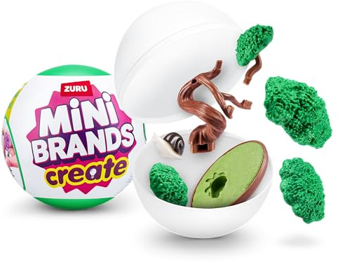 Mini Brands Create Garden von ZURU, Überraschungskapsel, Miniaturen beliebter Pflanzen und Blumen, großartige Geschenke für Sammler und Kinder