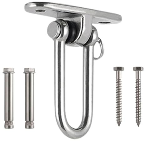 Supports De Balançoire - Supports De Balançoire Robustes, Crochets De Quincaillerie Pivotants | Supports De Cadre De Balançoire, Supports De Balançoire D'extérieur pour Porche Patio Aire De Jeux