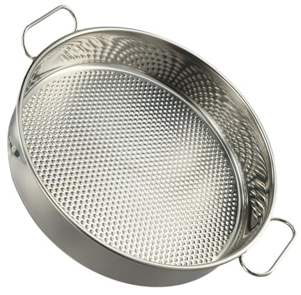 VersaGenius Runde Kuchenform aus Edelstahl, Antihaft-Backblech, Mehrzweck-Kochpfanne, Werkzeug für die Küche (32 cm)