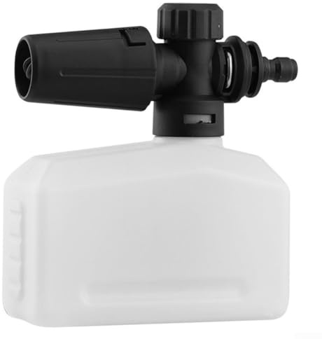 Pulvérisateur de mousse réglable pour lavage de voiture avec buse haute pression, matériaux ABS et alliage, résistant à l'usure pour un nettoyage et un entretien efficaces du véhicule (1/4)