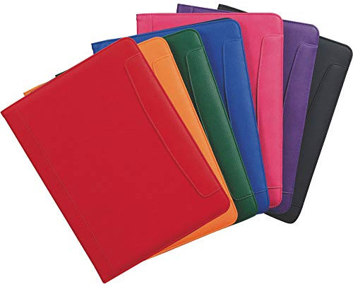 ALASSIO 101912 30087 - Schreibmappe MESSINA im DIN A4 Format, Businessmappe aus Lederimitat, Dokumentenmappe in rosa, Mappe ca. 32,5 x 24,5 x 2 cm