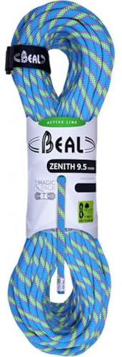 Beal Zenith - Corda da Arrampicata Unisex, per Adulti, 80 m, Colore: Blu
