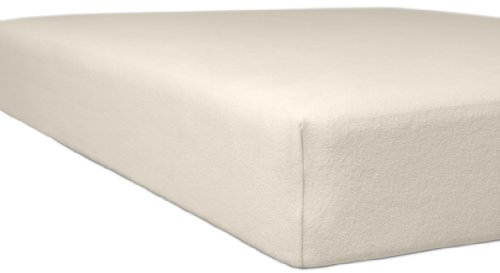 Kneer 8001802 Flausch-Biber Spannbetttuch Qualität 80, 180 x 200 cm - 200 x 200 cm, leinen