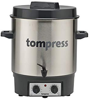 Stérilisateur électrique inox avec robinet et minuterie Tom Press - TOM PRESS