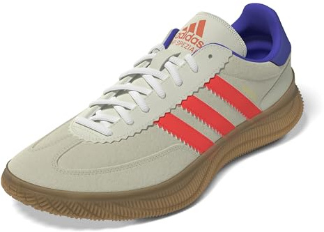 Adidas Uomo HB Spezial PRO Indoor Shoes, Cloud White/Solar Red/Sonic Ink, 42 EU
