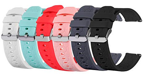 Chofit Armbänder kompatibel mit Donerton P36E/P32 Armband, (6er-Pack) weiches Silikon-Ersatzband Sportarmbänder für P32E/P32/P32D/P32H Smart Watch