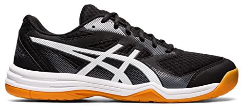 ASICS Herren Upcourt 5 Volleyballschuhe, schwarz/weiß, 46.5 EU