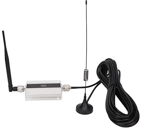 Amplificador Extensor de Señal de Teléfono Celular, SM DCS Wcdma 1800Mhz 100V a 240V Alta Ganancia 4G Repetidor de Teléfono Móvil Compatible con Sistema Operativo, Compatible con Sistema Android (EU)