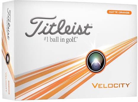 Titleist Velocity Golfball, Orange, 12 Stück