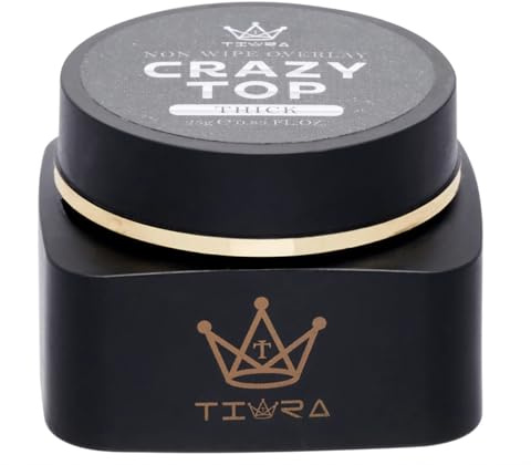 GRACIA x Jin.B Crazy Top-Gel, kein Abwischen, hochglänzend, hohe Viskosität, dickes Overlay, 25 g (dick)