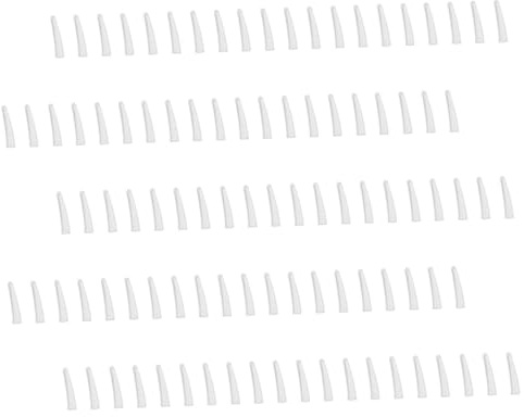 Gogogmee 200 pièces Protections pour Pinces à Ongles Incurvées Manucure et Pédicure Housses Silicone Antidérapantes pour Embouts de Pinces Acier Inoxydable