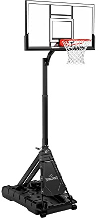 Spalding - Momentous Performance Basketball Hoop - Acrylic H-Frame - Basketball Hoop - Size 54¨ - Height Adjustable - Portable - Pro SLAM Tearing Edge Including