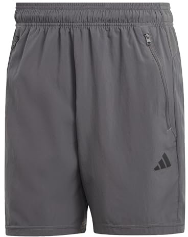 adidas Herren Train Essentials Woven Training Shorts, Grey Five/Black, S