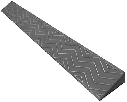 WOLWES Türschwellenrampen (Color : Grau, Size : 100x10x3cm)