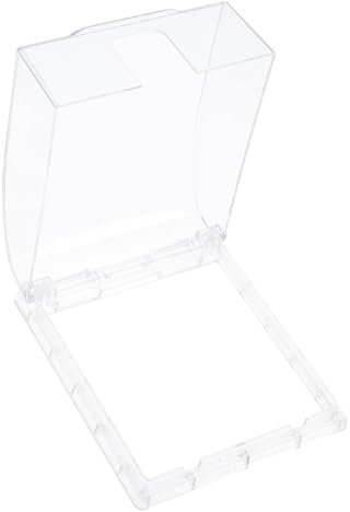 NUOBESTY Outdoor Receptacle Cover Transparent Socket Protector for Electrical Outlets for Kitchen Safety and Water Protection Sleek Design Enhances Decor Prevents Grease and Smoke