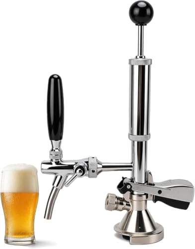 Ölfat kran handpump, 10 cm ölkran med slang, lättanvänd picknickpump för bröllop och utomhusevenemang, perfekt för fester och sammankomster