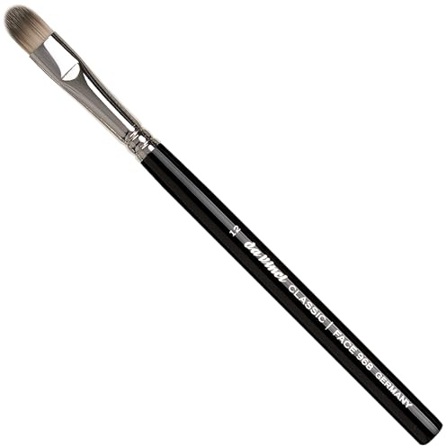 da Vinci, CLASSIC Concealerpinsel, vegan, Kunstfaser, Gr. 12, präzises Auftragen & Verblenden, natürlicher Teint, hochwertiger Make-up Pinsel, Handmade in Germany