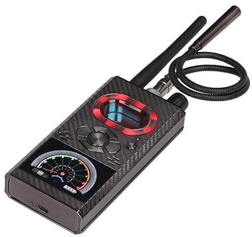 KOBERT GOODS - schnurloser Wanzenfinder (T-9000) zum Aufspüren von Mobilfunksignale, Wanzen, GPS-Signalen und HF-/drahtlosen Kameras - Erkennung von magnetischen Wanzen mit extra Sondenschnittstelle