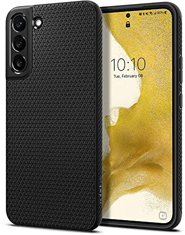 Spigen Liquid Air Case Compatible with Samsung Galaxy S22 5G - Matte Black