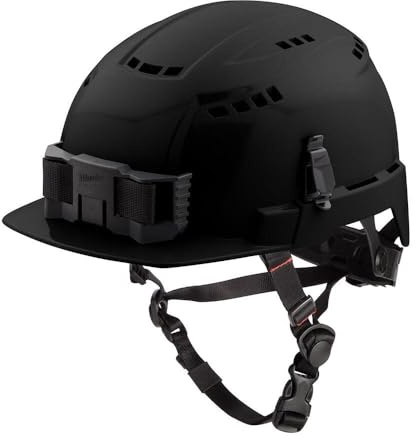 Milwaukee Bolt Ratchet Type II Class C Safety Helmet Black Vented