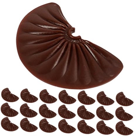 Gatuida Modèles De Chocolat Réalistes en PVC 24 Pièces Jouets Cuisine pour Garçon Et Filles Décoration Multifonctionnelle Travail Manuel Et Jeux Créatifs