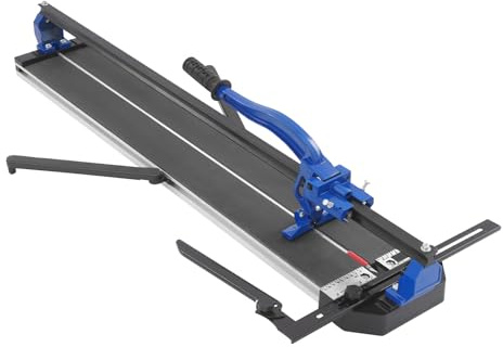 Tagliapiastrelle manuale in lega di alluminio, lunghezza di taglio 100 cm, spessore di taglio 4-15 mm, con funzione a infrarossi, misurazione di precisione e gambe di supporto a 180°, tagliapiastrelle