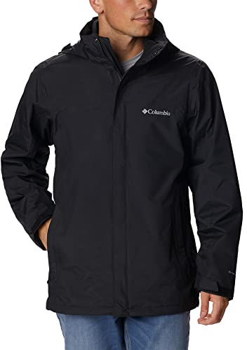 Columbia Uomo Giacca Invernale 3 In 1, Nero (Black), S