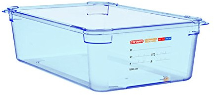 Araven ABS (BPA Free) Blue Container - GN 1/1 150mm