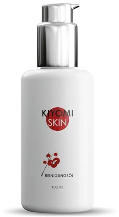 KIYOMI SKIN Deep Cleansing Reinigungsöl - 100ml - dermatest sehr gut - feuchtigkeitsspendend, rückfettend, mild, vegan Entfernt wasserfestes Make-Up Gesichtsreinigung Öl