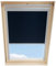 Dachfenster Verdunkelungsrollo kompatibel mit VELUX, Schwarz, für F06