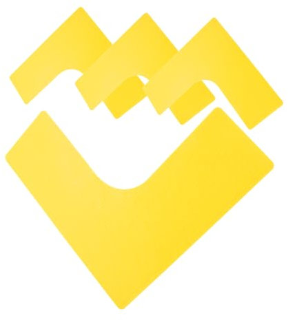 OSOLADY 4stücke Teiliges Courts Marker Mit Gelben Rechten Winkeln Tragbare Und Multifunktionale Platzmarkierungen Für Basketball Tennis Und Sportfelder Robuste Bodenspot-Marker Für Garten