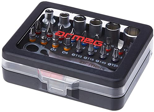 Armeg SDB&SSET27 Socket and Screwdriver Bit Set (27-Piece)
