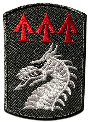 Catch the Patch Drache Army - (Größe: 7,5 x 5,2 cm) – Kultige Aufnäher zum Aufbügeln & Aufnähen – Für Jacken, Rucksäcke, Shirts & Cosplay – Ein Must-have für DIY-Fans