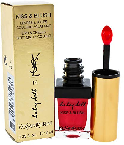 Yves saint laurent baby doll kiss & blush - # 18 rose provocant 10ml.
