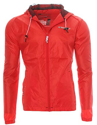 Geographical Norway Chaqueta con capucha plumero Jacket Raincoat Boat Men SQ002H/GN rojo XL