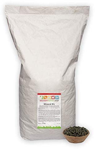 Mineral Kit 20 kg pelletiert für Pferde I reichhaltig an Vitamin D, Vitamin E und Biotin, Zink (organisch) | |Aminosäuren Lysin Methionin | Basis Mineralfutter für das Immunsystem
