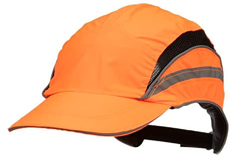 3M™ First Base™ 3 Casquette antiheurt 2021875, Classic, Haute visibilité, Orange, visière Standard, 70 mm