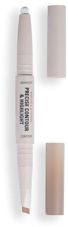 Revolution Beauty, Precise Contour & Highlight Stick, All-In-One Face Makeup Product, Highly Blendable with Matte Finish, Vegan & Cruelty-Free, Medium