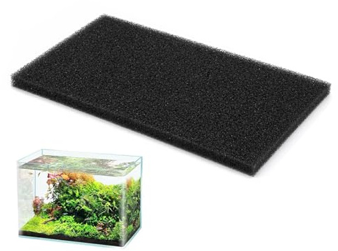 RowGlow Mousse de Filtre à découper 300x210x10mm pour Pompe Aquarium Bassin Universelle 20ppi (300x210x10mm 20ppi)
